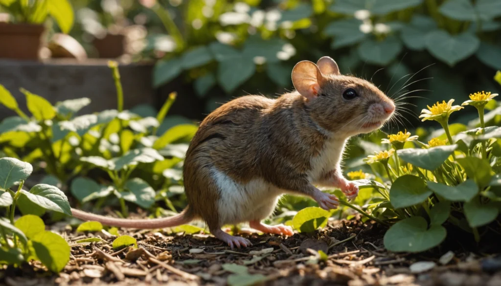 souris des jardins
