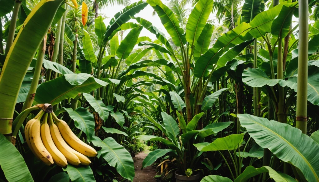comment poussent les bananes
